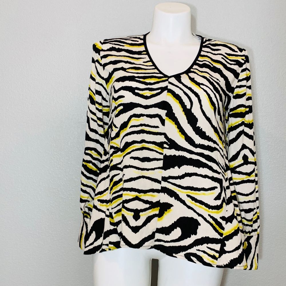 ALYTHEA ZEBRA PRINT TOP